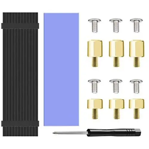 MHQJRH M.2 2280 SSD heat sink with mounting screw kit for ASUS MHQJRH M.2 2280 SSD heat sink with mounting screw kit for ASUS