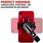 Metal Motorcycle Mount for Phone - by TACKFORM [Enduro Series] - NO Slings Needed. Rock Solid Holder for Regular and Plus Sized iPhone and Samsung Devices. Industrial Spring Grip