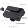 INKEE Benbox Wireless Video Transmitter, 5.8G WiFi Live Transmission to 3 Devices Built-in Cold Shoe, 1080p HDMI, 50-100m Range, Supports Android/iOS/Windows/Mac