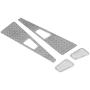 RC Crawler Grille, Metal Anti-Skid Plate Intake Grille RC Upgrade Part for Traxxas TRX-4 1:10 RC Car Crawler