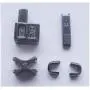 2 Sets Gun Metal #5 Metal Zipper Head Box Zipper Sliders Retainer Insertion pin Easy for Zipper Repair,Zipper Repair Kit (#5)