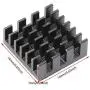 DGZZI Heatsink 10PCS 14x14x7mm Aluminium Radiator Cooling Fin with 3M-8810 Thermal Adhesive for Raspberry Pi,VGA RAM,IC Chips,Mosfet SCR DGZZI Heatsink 10PCS 14x14x7mm Aluminium Radiator Cooling Fin with 3M-8810 Thermal Adhesive for Raspberry Pi,VGA RAM,IC Chips,Mosfet SCR