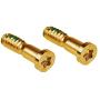 MMOBIEL 10 x Bottom Pentalobe Dock Screws Compatible with iPhone SE 2020/8/8 Plus/7/7 Plus/6S/6S Plus/6/6 Plus/5S/5 (Gold)