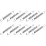 Trampoline Springs, Set of 10 Stretchable Pull Double Hook Replacement Springs, Easy Install Metal Rust Resistant & Long-Lasting Springs Trampoline Springs, Set of 10 Stretchable Pull Double Hook Replacement Springs, Easy Install Metal Rust Resistant & Long-Lasting Springs
