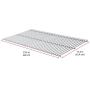 Weber-Stephen Products 7639 2pk Stainless Steel Cooking Grate (17.3 x 11.8 x 0.5)