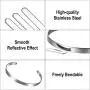 18 Pieces Bracelet Blanks Adjustable Cuff Bangle Bracelet Stainless Steel Blank Bracelet Bangle for DIY Jewelry Bangle Making, 1/5 x 6 Inch 18 Pieces Bracelet Blanks Adjustable Cuff Bangle Bracelet Stainless Steel Blank Bracelet Bangle for DIY Jewelry Bangle Making, 1/5 x 6 Inch