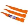 Husqvarna HU22027 48-Inch Premium Hi-Lift Bagging Blade, 3-Pack, Orange