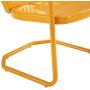 Crosley Furniture CO1001A-TG Griffith Retro Metal Outdoor Chair, Tangerine