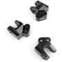 KYX Racing Aluminum Tie Rod Linkage Skid Plate Link Mounts Upgrades Parts for RC Crawler Car Axial SCX10 III AXI03007 SCX10.3