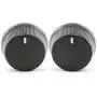 Red Hound Auto 2 Control Knob Fan Speed Heater AC 1998-2000 Compatible with Honda Accord Temperature Black