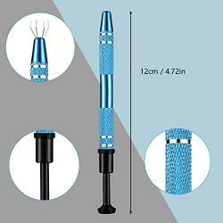 Pick Up Tool with 4 Prongs IC Chips Metal Grabber Claw Pickup Holder Electronic Component Catcher (3)