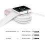 MIPOW Portable Apple Watch Charger, MFi Certified Magnetic 6000mAh Power Bank with Built-in iPhone Fast Charging Cord Cable, Pocket-sized Battery for iWatch Series 3 2 1 Nike 38mm 42mm
