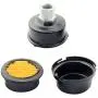 WHYHKJ 1/2'' Thread 20mm Air Compressor Parts Metal Air Compressor Intake Filter Noise Muffler Silencer, Black WHYHKJ 1/2'' Thread 20mm Air Compressor Parts Metal Air Compressor Intake Filter Noise Muffler Silencer, Black