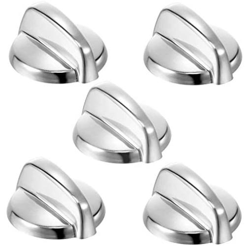 Burner Control Knob WB03T10325 Metal Stove Knobs for General Electric GE ACooktop/Stove/Oven Knobs-Replace AP5690210 PS3510510 (5Pack)