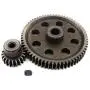 ShareGoo 11184 Spur Differential 64T Metal Main Gear & 11181 Pinion 21T Motor Gear, Replacement Gear Combo for Redcat Volcano EPX HSP 1/10 Monster Truck Car