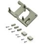 EAPTS RC Car Bracket,RC Crawler Bracket, Aluminum Alloy Servo Fixed Mount Bracket for WPL C24 C14 B16 B36 1/16 RC Car MN D90 99s Upgrade Metal Spare Parts Car Accessories RC Parts Kit