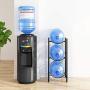 AIYAKA 3 Tier Heavy Duty Gallon Water Cooler Jug Rack,Can be Placed in the Home, Office Organization,Detachable,Save Space,Black