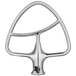 Burnished Stainless Flat Beater for KitchenAid 4.5-5 Qt. Tilt-Head Stand Mixers Accessory Dishwasher-Safe Blade by Gvode