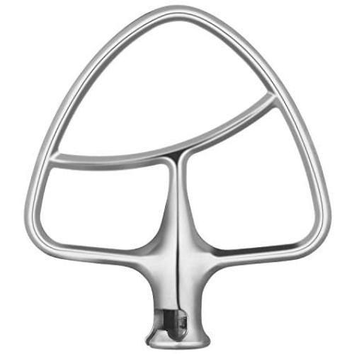 Burnished Stainless Flat Beater for KitchenAid 4.5-5 Qt. Tilt-Head Stand Mixers Accessory Dishwasher-Safe Blade by Gvode