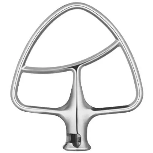Burnished Stainless Flat Beater for KitchenAid 4.5-5 Qt. Tilt-Head Stand Mixers Accessory Dishwasher-Safe Blade by Gvode