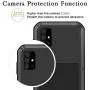 Simicoo Samsung A71 5G Military Metal Silicone Case Full Body Rugged Drop Protection Cover Built-in Screen Protector Heavy Duty Hybrid Shockproof Armor Impact Tough Case for Samsung A71 5G (Black)