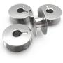 Fbshicung 50pk Metal''L'' Bobbins Compatible with Sewing Machine Brother Baby Lock Juki- (55623S) - (SA159) - (H12413002)