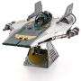 Fascinations Metal Earth Star Wars Rise of Skywalker Resistance A-Wing Fighter 3D Metal Model Kit