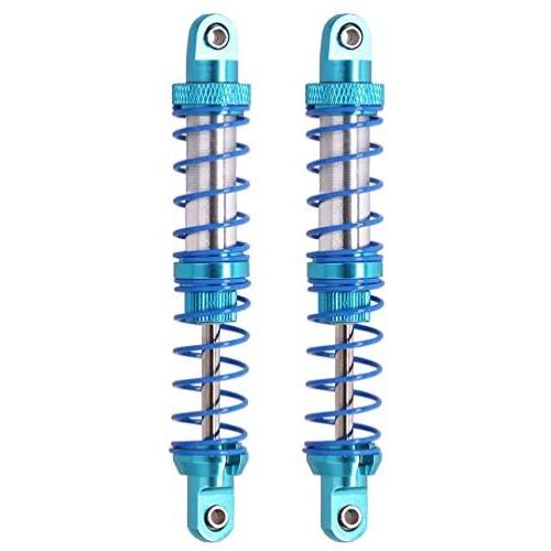 Aoile 2Pcs/Set CNC Metal Shock Absorber 70-120mm Oil Adjustable Damper for 1/10 RC Car Parts Truck Crawler Axial SCX10 TRX4 D90 90046 90047 70MM 2PCS