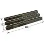 Music City Metals 96021 Porcelain Steel Heat Plate Replacement for Gas Grill Models by Broil-Mate, Huntington, Broil King, Sterling, Rebel, Patriot, Baron and Others
