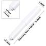 Shappy Toilet Paper Holder Roller White Replacement Plastic Spring Loaded（4 Pack）