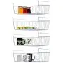 Comfecto Under Shelf Wire Basket, 4 Pack Stainless Steel Metal Hanging Storage Rack for Kitchen Cabinet Thickness Max 1.2 inch, Easy to Install Slides Under Shelves Organizer Pantry Bathroom, Chrome Comfecto Under Shelf Wire Basket, 4 Pack Stainless Steel Metal Hanging Storage Rack for Kitchen Cabinet Thickness Max 1.2 inch, Easy to Install Slides Under Shelves Organizer Pantry Bathroom, Chrome