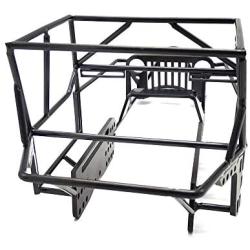 Tiamu Metal Chassis Metal Body Roll Cage Full Tube Frame for 1/16 RC Car Upgrade Parts,Black