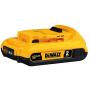 DEWALT 20V MAX Battery, Compact 2.0Ah Double Pack (DCB203-2), Yellow