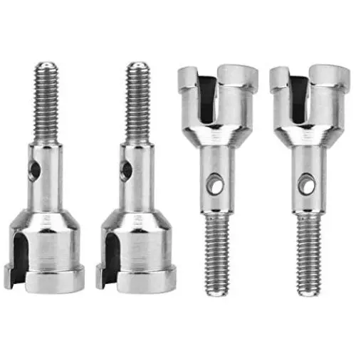 Dilwe RC Car Wheel Axle, 4pcs Metal Wheel Axle Shaft Accessory Parts for WLtoys 1/18 Model Car Dilwe RC Car Wheel Axle, 4pcs Metal Wheel Axle Shaft Accessory Parts for WLtoys 1/18 Model Car