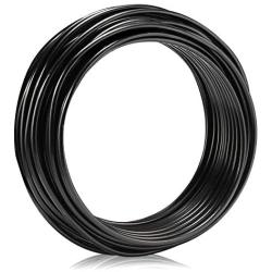 Aluminum Wire Black 3.0 mm 32.8 feet(10 M) Sculpture Metal Wire,Armature Wire for Clay,Wire for Crafts