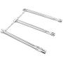QuliMetal 69787 Grill Burner for Weber Spirit 300 Series, Spirit E310 E320 S310 S320 E330 S330 SP330 (2013 and Newer) Grills with Up-Front Control, 304 Stainless Steel, 18 Inch