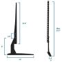 Mount-It! Universal TV Stand Base Replacement, Table top Pedestal Mount Fits 32 37 40 42 47 50 55 60 inch LCD LED Plasma TVs, 110 Lb Capacity, VESA 800 x 400mm (MI-849) Mount-It! Universal TV Stand Base Replacement, Table top Pedestal Mount Fits 32 37 40 42 47 50 55 60 inch LCD LED Plasma TVs, 110 Lb Capacity, VESA 800 x 400mm (MI-849)
