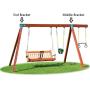 Eastern Jungle Gym Easy 1-2-3 A-Frame Swing Set Bracket Heavy Duty for EZ, Simple Install - DIY Swing Set Parts