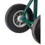 Harper Trucks BKB85 600 lb P-Handle with Solid Rubber Wheels Hand Truck, Green