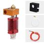 Bigtreetech CR10 12V Full Metal J-Head Assembled MK8 Hot end kit Aluminum Heat Block,1.75mm 0.4MM Nozzle Heater thermistor for Ender-3/CR-10/CR-10S,Bowden extruder with Metal hot end 0.4MM
