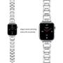 OULUCCI Bling Link Bands Compatible Apple Watch Band 38mm 40mm iWatch Series 6, SE, Series 5, Series 4, Series 3, Series 2, Series 1, Stainless Steel Metal Wristband Strap with Diamond Women Girls