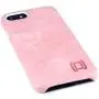 Dockem iPhone SE 2, iPhone 8/7 Wallet Case with Built-in Metal Plate for Magnetic Mounting & 2 Credit Card Holder Slots (M2, Pink, Exec Smooth Synthetic Leather)