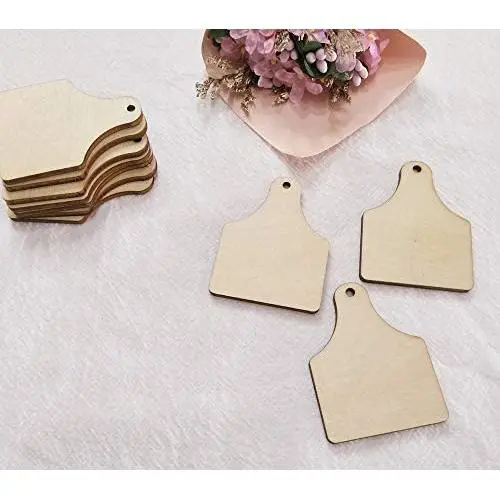 30PCS Cow Tag Natural Wood Earrings Blanks,Wood Jewelry Accessories, DIY Unfinished Wood Shapes (2.0'') 30PCS Cow Tag Natural Wood Earrings Blanks,Wood Jewelry Accessories, DIY Unfinished Wood Shapes (2.0'')