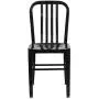 Flash Furniture Commercial Grade Black Metal Indoor-Outdoor Chair Flash Furniture Commercial Grade Black Metal Indoor-Outdoor Chair