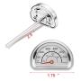 Uniflasy Stainless Steel Repair Replacement Part Temperature Gauge Heat Indicator for Charbroil and Replacement for Kenmore Gas Grill Models, 1 Pack Uniflasy Stainless Steel Repair Replacement Part Temperature Gauge Heat Indicator for Charbroil and Replacement for Kenmore Gas Grill Models, 1 Pack
