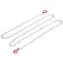 Yencoly Trailer Chain Parts Metal Tow Chain, RC Tow Chain Trailer Safety Chain, Rescue Tow Hook 1/10 Scale for Crawler Car RC Cars Trailer Chain Assemble Daily Use