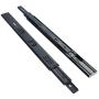 VADANIA 18 Inch Drawer Slides Ball Bearing Soft Closing, VK1245, Side Mount, 3 Folds Full Extension, Heavy Duty 100lb Load Capacity, 1 Pair (2-Pack)