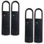 4PCS Black Metal Zipper Pull Tab Replacement Detachable Zipper Handle Mend Fixer Easy Use Backpack Zippers Extender Fix Repair for Suitcases Luggage Bag Jacket Backpacks Coats Purses Handbags Boots 4PCS Black Metal Zipper Pull Tab Replacement Detachable Zipper Handle Mend Fixer Easy Use Backpack Zippers Extender Fix Repair for Suitcases Luggage Bag Jacket Backpacks Coats Purses Handbags Boots