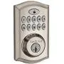 Kwikset 99130-002 SmartCode 913 Non-Connected Keyless Entry Electronic Keypad Deadbolt Door Lock Featuring SmartKey Security, Satin Nickel Kwikset 99130-002 SmartCode 913 Non-Connected Keyless Entry Electronic Keypad Deadbolt Door Lock Featuring SmartKey Security, Satin Nickel