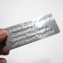 Impress-O-Tags Jumbo Write On Soft Metal Tags and Wires (Pack of 100)